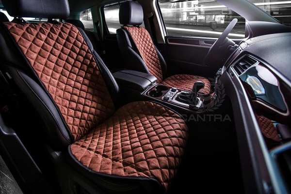 Накидки на сиденья из замши