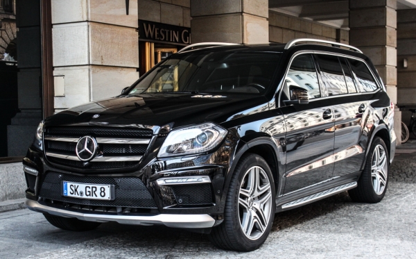 Сняты лекала с нового Mercedes GL-klasse