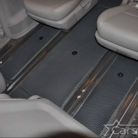 Автомобильные коврики EVA на Kia Carnival III (9мест) 2+2+3 без трансформеров (2014-2021)