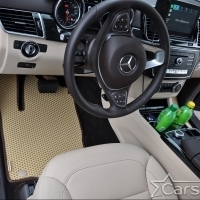 Коврики текстильные на Mercedes-Benz GL-klasse II X166 3 ряда (2012-2015)