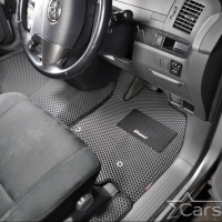 Коврики текстильные на Toyota Estima III гибрид пр.руль (2006-2019)