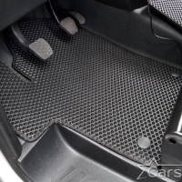 Коврики текстильные на Mercedez-Benz V-klasse II W447 (2 ряд - 2 места с проходом) (2014->)