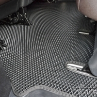 Коврики текстильные на Mercedez-Benz V-klasse II W447 (2 ряд - 2 места с проходом) (2014->)