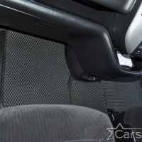 Двухслойные коврики EVA на Nissan Serena IV C26 пр.руль (2010-2016)