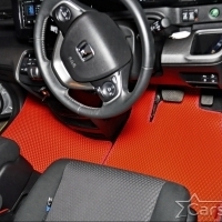 Двухслойные коврики EVA на Honda Stepwgn V пр.руль (2015->)