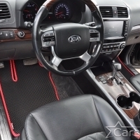 Двухслойные коврики EVA на Kia Mohave I 3 ряда (2008-2020)