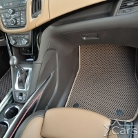 Двухслойные коврики EVA на Opel Zafira С 3 ряда (2011->)