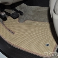 Двухслойные коврики EVA на Toyota Sequoia II 3 ряда (2008->)