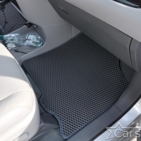Двухслойные коврики EVA на Toyota Sienna III 7 мест (2010-2020)