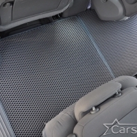 Автомобильные коврики EVA на Dodge Grand Caravan V (2007-2020) 2 ряд: кресла 1+1 не убираются в пол