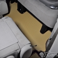 Автомобильные коврики EVA на Chrysler Grand Voyager V (2008->) 2 ряд: кресла 2+1 без прохода