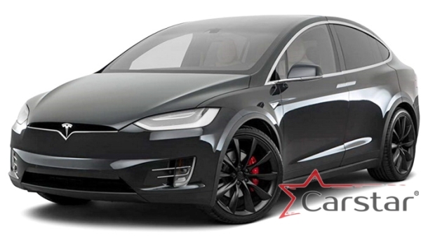 Текстильные коврики для Tesla Model X 7 мест (2015->) 