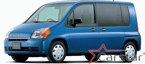 Двухслойные коврики EVA для Honda Mobilio I пр.руль (2001-2008)