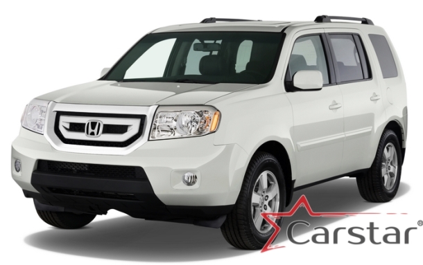 Автомобильные коврики EVA 3D для Honda Pilot II 3 ряда (2008-2015)