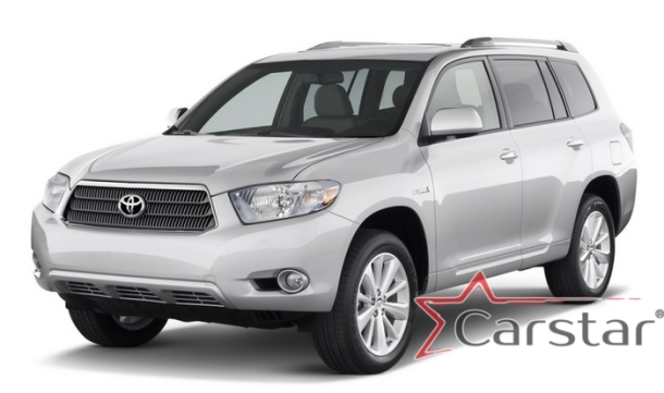 Автомобильные коврики EVA 3D для Toyota Highlander II 3 ряда (2007-2013)